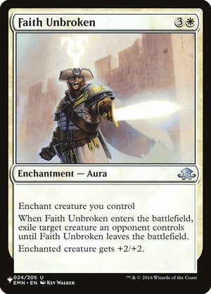 Faith Unbroken (EMN-24) [The List]