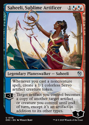 Saheeli, Sublime Artificer (119) [Aetherdrift Commander]