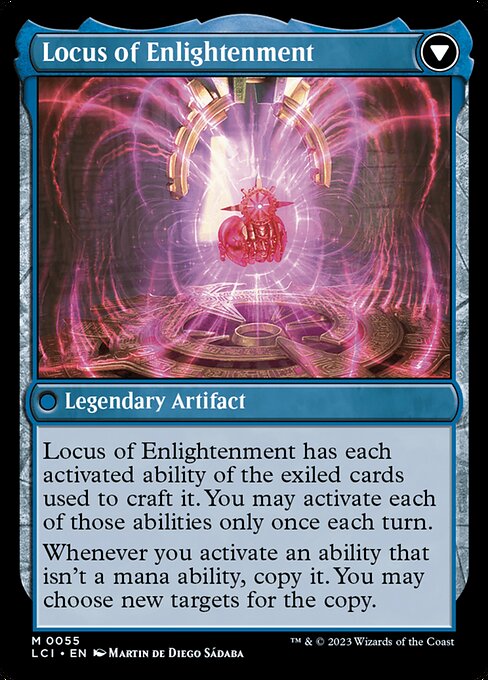 The Enigma Jewel // Locus of Enlightenment (55) [The Lost Caverns of Ixalan] Reverse