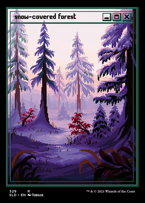 Snow-Covered Forest (329) [Secret Lair Drop]