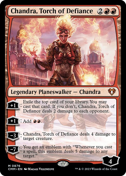 Chandra, Torch of Defiance (876) [Commander Masters]