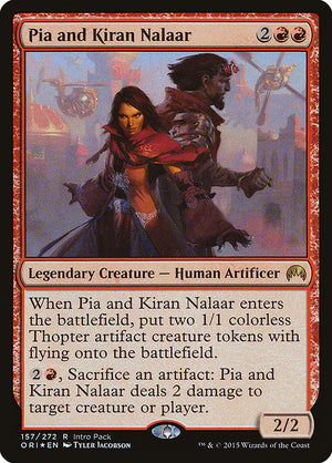 Pia and Kiran Nalaar (157) [Magic Origins Promos]
