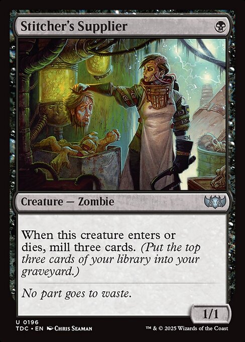 Stitcher's Supplier (196) [Tarkir: Dragonstorm Commander]