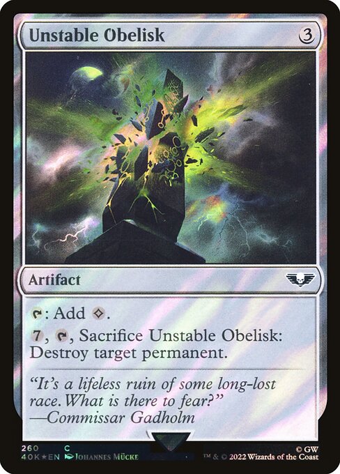 Unstable Obelisk (260★) [Warhammer 40,000 Commander]