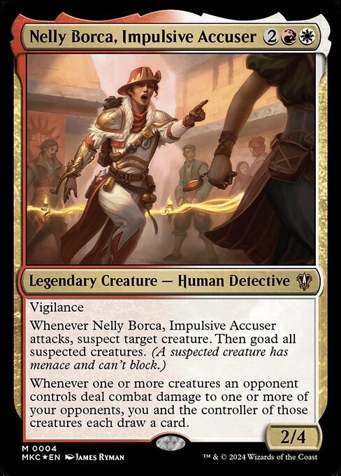 Nelly Borca, Impulsive Accuser (4) [Murders at Karlov Manor Commander]