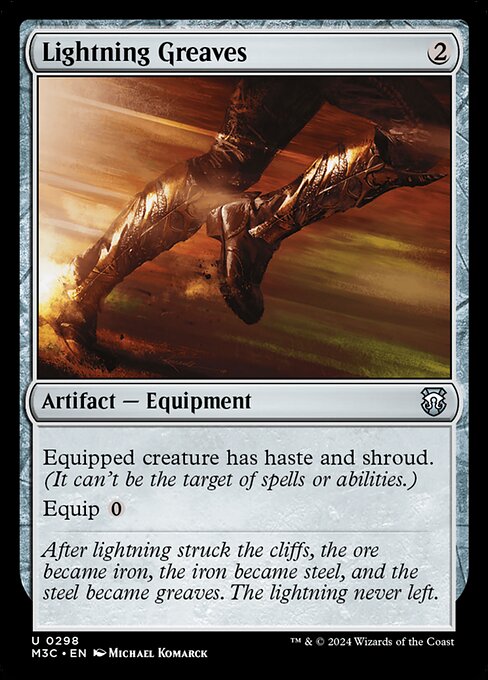 Lightning Greaves (298) [Modern Horizons 3 Commander]