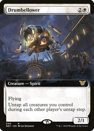 Drumbellower (40) [Neon Dynasty Commander] [Extended Art]