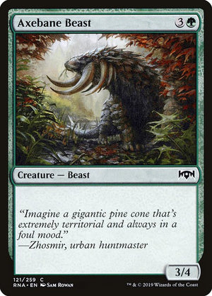 Axebane Beast (121) [Ravnica Allegiance]