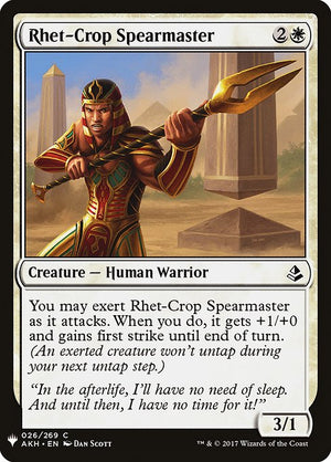 Rhet-Crop Spearmaster (AKH-26) [The List]