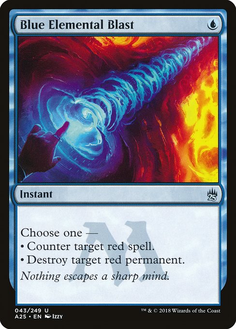 Blue Elemental Blast (43) [Masters 25]