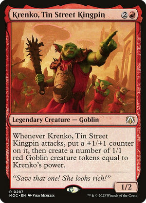 Krenko, Tin Street Kingpin (287) [March of the Machine Commander]