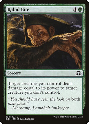 Rabid Bite (223) [Shadows over Innistrad]