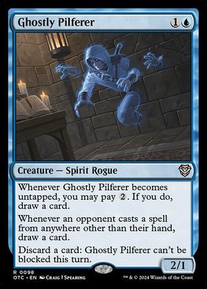 Ghostly Pilferer (98) [Outlaws of Thunder Junction Commander]