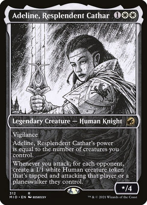 Adeline, Resplendent Cathar (312) [Innistrad: Midnight Hunt] [Showcase]