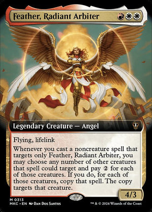 Feather, Radiant Arbiter (313) [Murders at Karlov Manor Commander] [Extended Art]