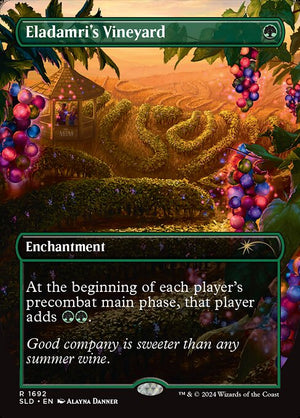 Eladamri's Vineyard (1692) [Secret Lair Drop] [Borderless]