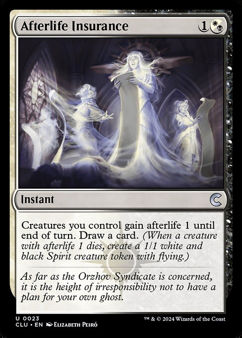 Afterlife Insurance (23) [Ravnica: Clue Edition]
