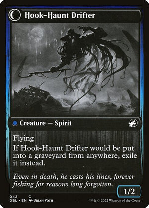 Baithook Angler // Hook-Haunt Drifter (42) [Innistrad: Double Feature] Reverse