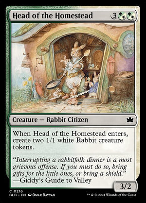 Head of the Homestead (216) [Bloomburrow]