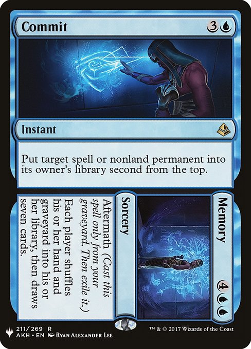 Commit // Memory (AKH-211) [The List]