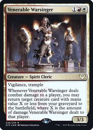 Venerable Warsinger (246s) [Strixhaven: School of Mages Promos]
