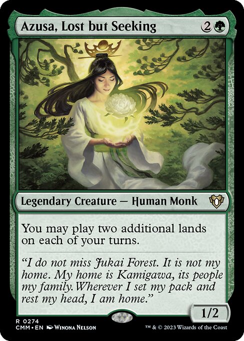 Azusa, Lost but Seeking (274) [Commander Masters]