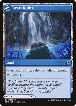 Jwari Disruption // Jwari Ruins (64) [Zendikar Rising] Reverse