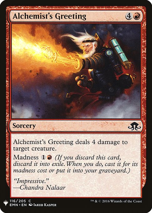 Alchemist's Greeting (EMN-116) [The List]