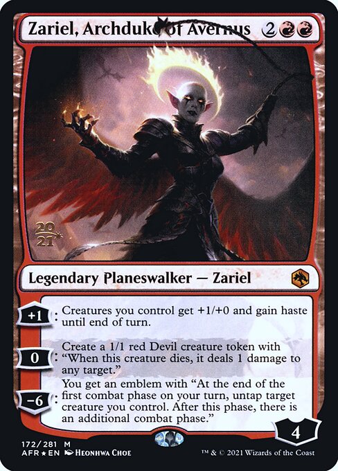 Zariel, Archduke of Avernus (172s) [Adventures in the Forgotten Realms Promos]
