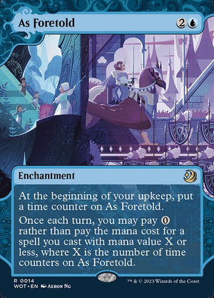 As Foretold (14) [Wilds of Eldraine: Enchanting Tales] [Showcase, Borderless]