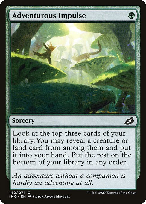 Adventurous Impulse (142) [Ikoria: Lair of Behemoths]