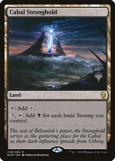 Cabal Stronghold (238p) [Dominaria Promos]