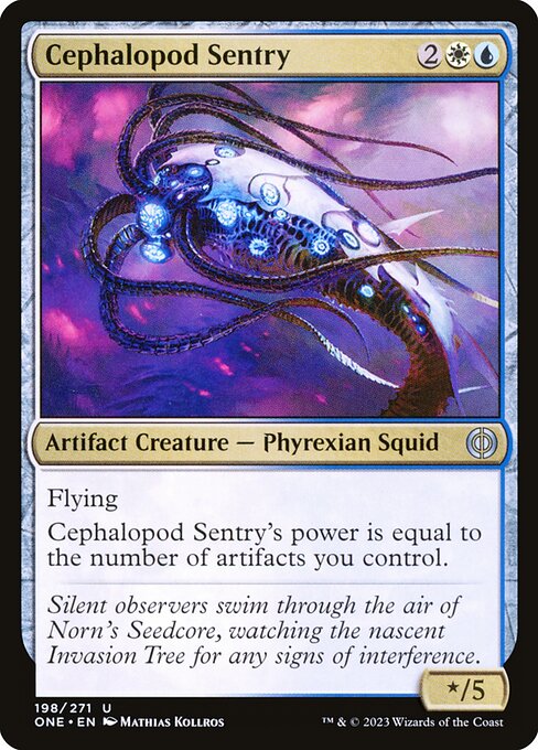 Cephalopod Sentry (198) [Phyrexia: All Will Be One]