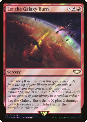 Let the Galaxy Burn (81★) [Warhammer 40,000 Commander]