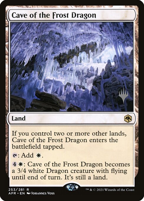 Cave of the Frost Dragon (253p) [Adventures in the Forgotten Realms Promos]