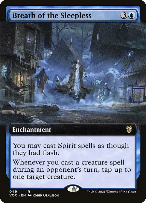 Breath of the Sleepless (49) [Crimson Vow Commander] [Extended Art]