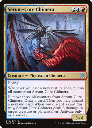 Serum-Core Chimera (215) [Phyrexia: All Will Be One]