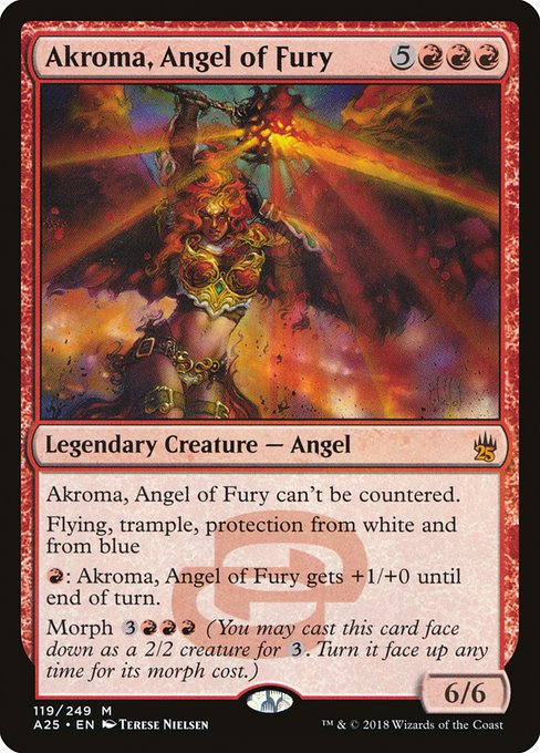 Akroma, Angel of Fury (119) [Masters 25]