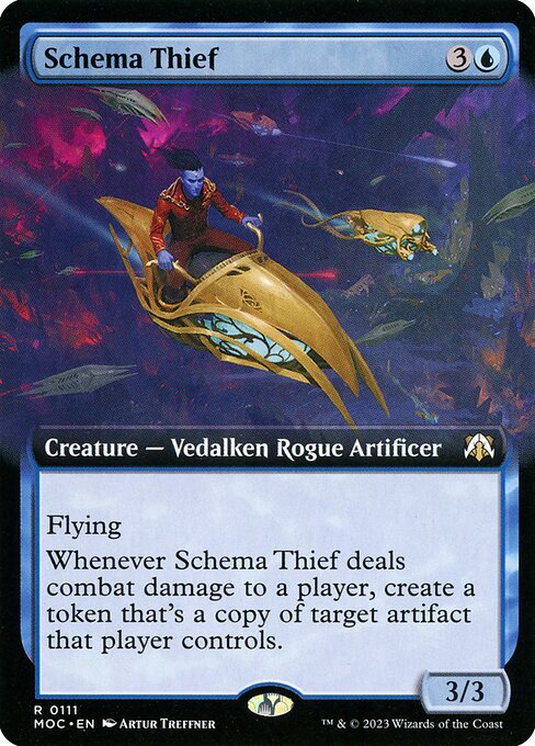 Schema Thief (111) [March of the Machine Commander] [Extended Art]