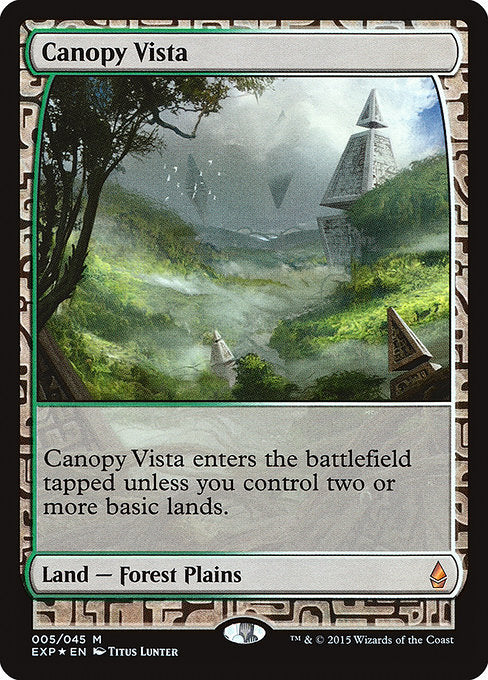 Canopy Vista (5) [Zendikar Expeditions]
