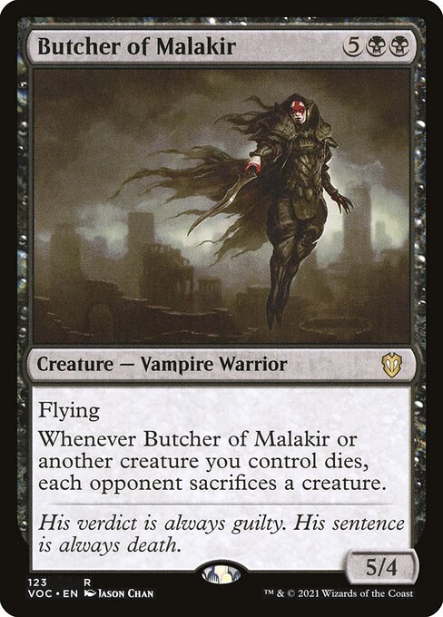 Butcher of Malakir (123) [Crimson Vow Commander]