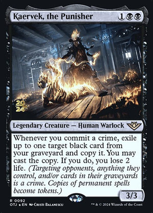 Kaervek, the Punisher (92s) [Outlaws of Thunder Junction Promos]