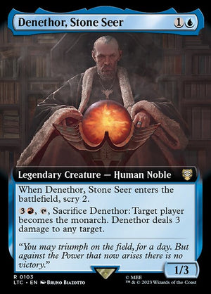 Denethor, Stone Seer (103) [Tales of Middle-earth Commander] [Extended Art]