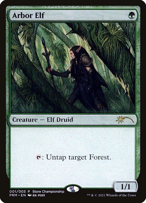 Arbor Elf (1) [Wizards Play Network 2021]