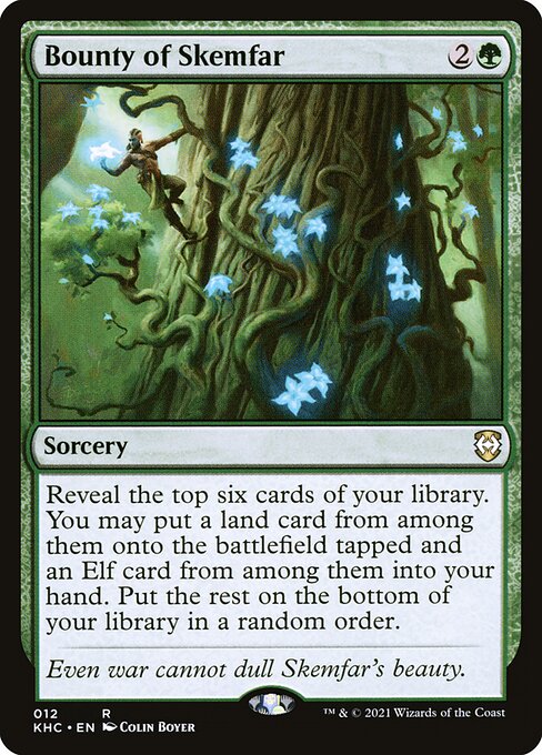 Bounty of Skemfar (12) [Kaldheim Commander]