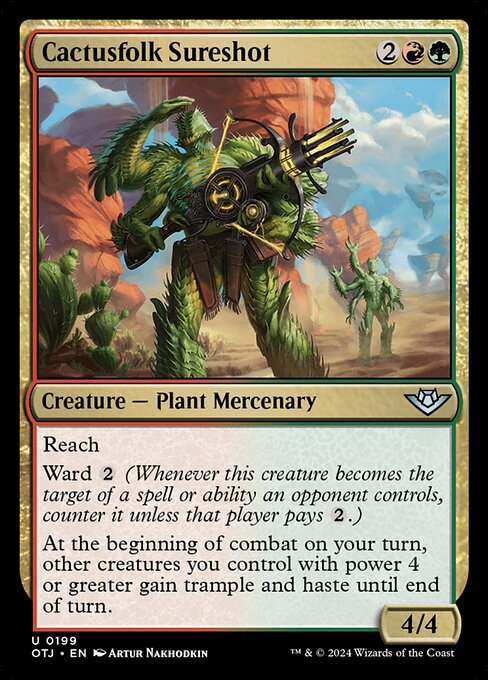 Cactusfolk Sureshot (199) [Outlaws of Thunder Junction]