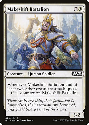 Makeshift Battalion (26) [Core Set 2021]