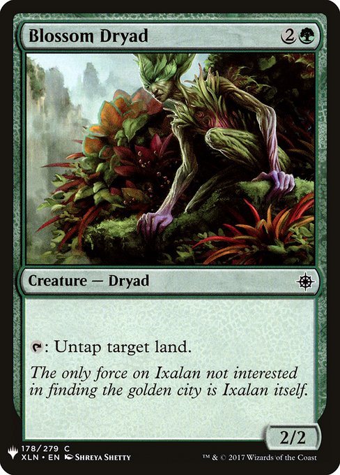 Blossom Dryad (XLN-178) [The List]