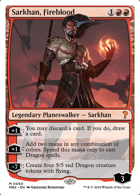 Sarkhan, Fireblood (60) [Mystery Booster 2]