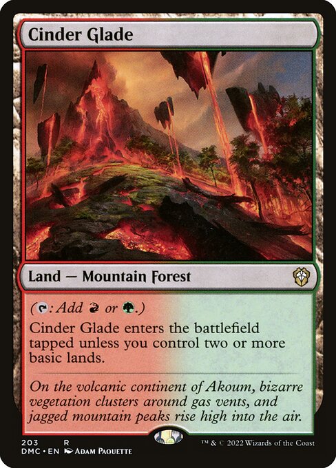 Cinder Glade (203) [Dominaria United Commander]